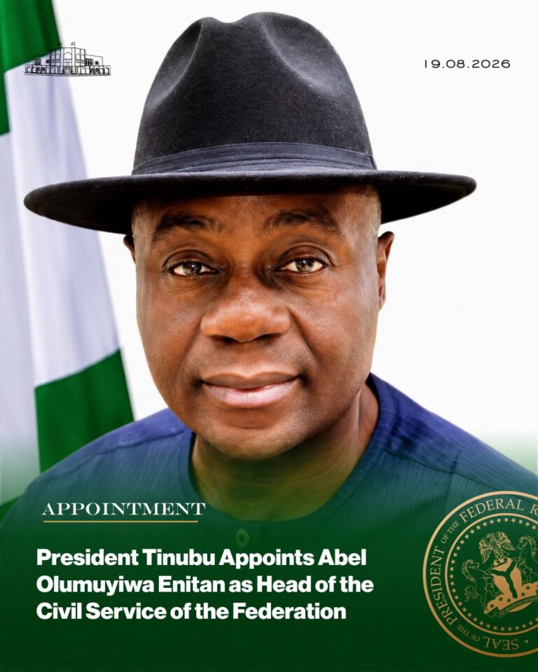Abel Olumuyiwa Enitan Biography: The Complete Life Story of Nigeria’s Incoming Head of the Civil Service